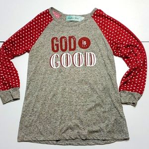 Southern Grace God is Good Long Sleeve girls‎ shirt